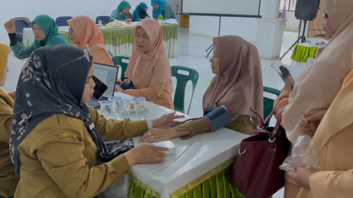 Kegiatan Cek Kesehatan Gratis (CKG) di Kecamatan Pulau Rakyat