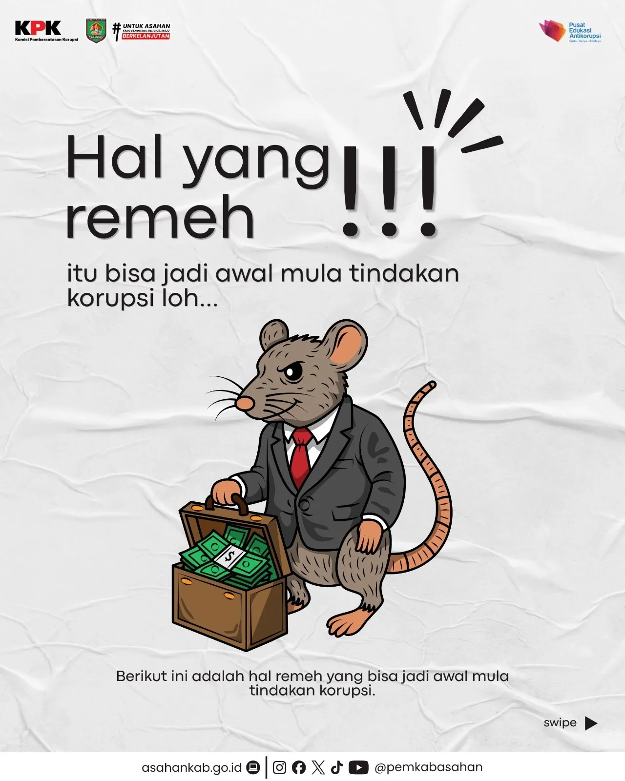 Membangun Budaya Integritas, Kejujuran, dan Semangat Antikorupsi di Lingkungan Kerja Puskesmas Pulau Rakyat dan Masyarakat.